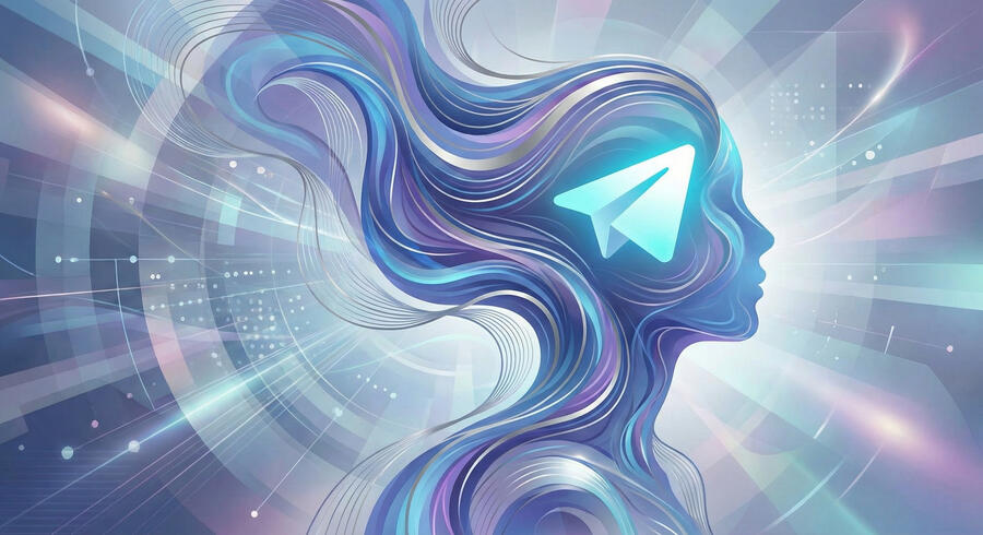 Austria Madel Telegram Logo mit Smartphone und Telegram-Icon, Symbolbild für private Gruppen und Leaks in Wien.